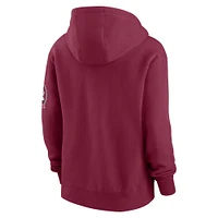 Sweat à capuche en polaire Nike Garnet Florida State Seminoles Club pour femme