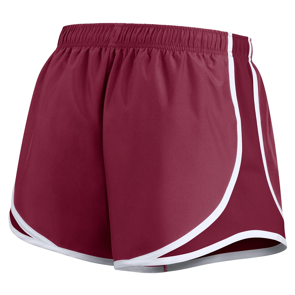 Short Nike Garnet Florida State Seminoles Primetime Tempo Performance pour femme