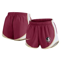Short de performance Nike Tempo Spring Break pour femme des Florida State Seminoles Garnet