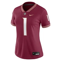 Maillot de match Nike #1 Garnet Florida State Seminoles pour femme