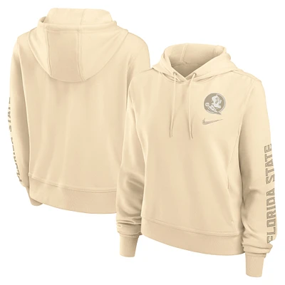 Sweat à capuche Nike Tan Florida State Seminoles One Performance pour femme