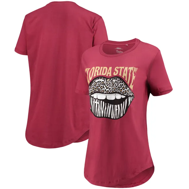 Women's Pressbox White Florida State Seminoles The Big Shirt Oversized Long  Sleeve T-Shirt