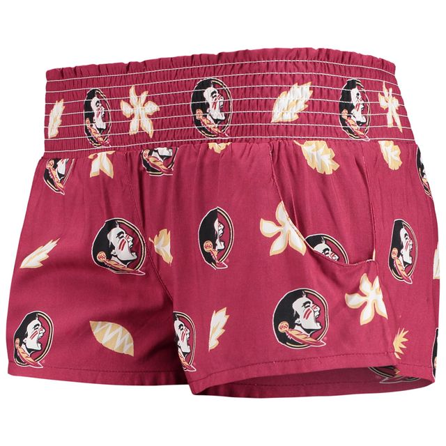 Short de plage Wes & Willy Garnet Florida State Seminoles pour femmes