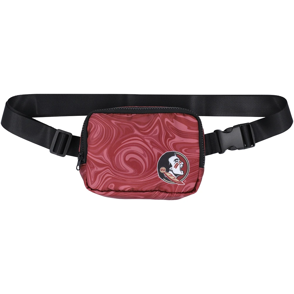 ZooZatz Florida State Seminoles Swirly Belt Sac banane réglable pour femme