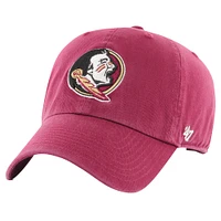 Chapeau réglable pour jeunes '47 Garnet Florida State Seminoles Clean Up