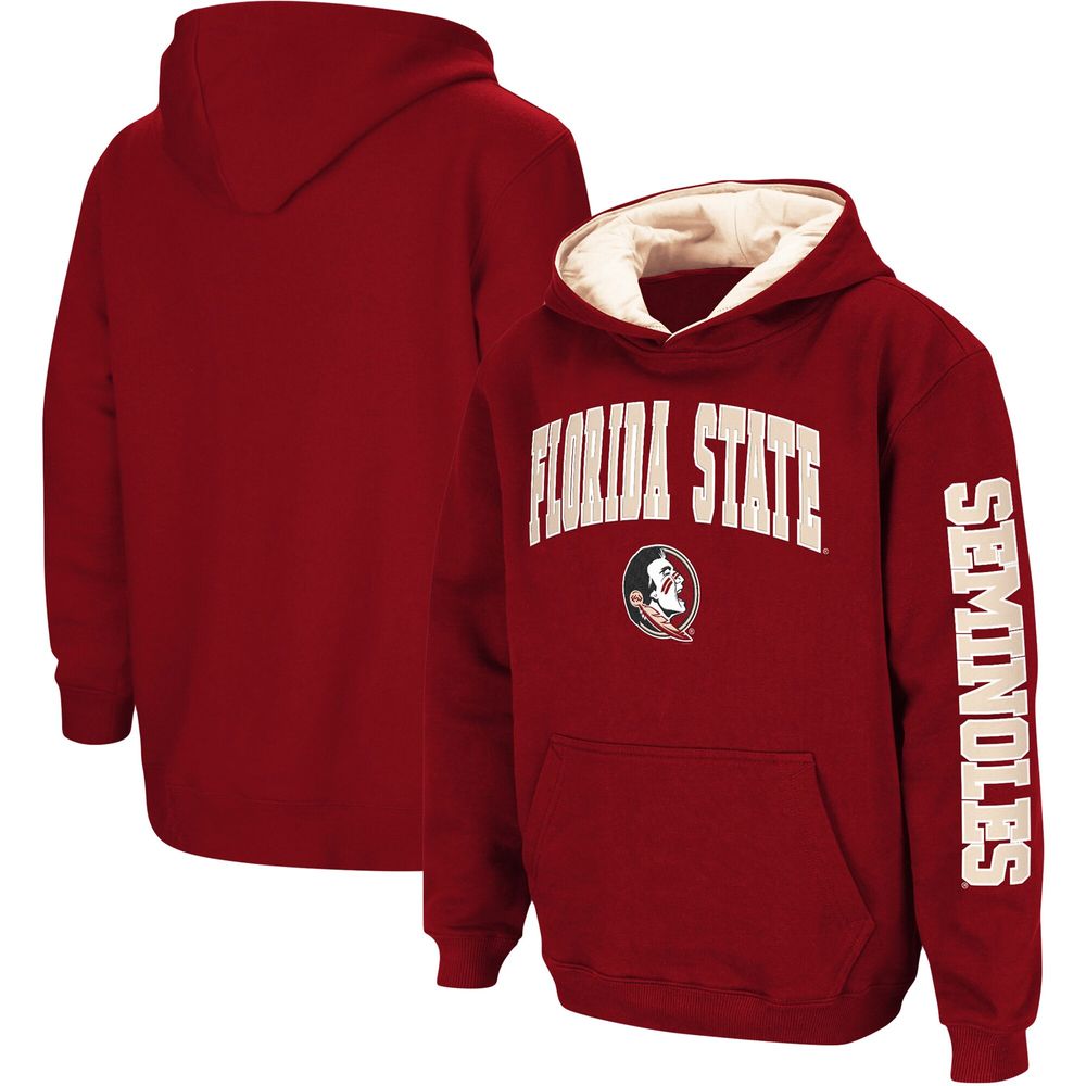 Youth Colosseum Garnet Florida State Seminoles 2-Hit Team Pullover Hoodie