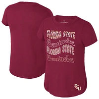 T-shirt Rogan des Seminoles de l'État Floride pour jeunes du Colisée Garnet