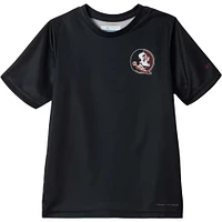 T-shirt Omni-Shade Terminal Tackle noir pour jeunes de Columbia Florida State Seminoles