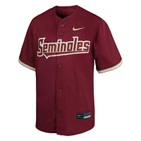 Youth Nike Garnet Florida State Seminoles Limited Baseball Jersey