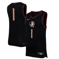 Youth Nike #1 Black Florida State Seminoles Replica Basketball Jersey