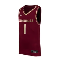 Youth Nike #1 Garnet Florida State Seminoles Replica Basketball Jersey