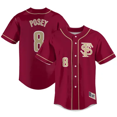 Buster Posey Florida State Seminoles ProSphere Youth Baseball Jersey - Garnet