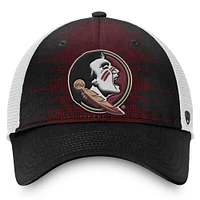 Youth Top of the World Garnet Florida State Seminoles Crushed Meshback Adjustable Hat