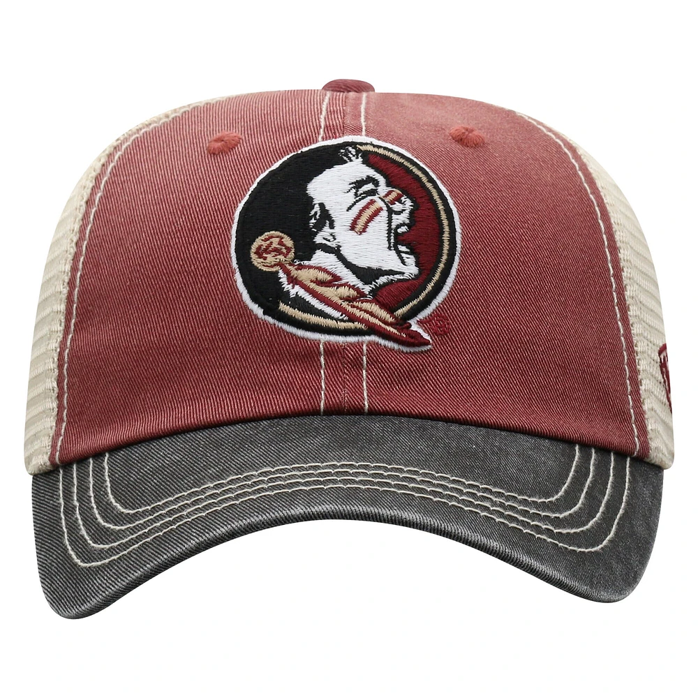 Youth Top of the World  Garnet Florida State Seminoles Offroad Adjustable Hat
