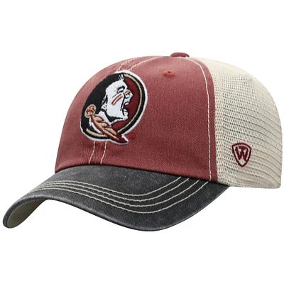 Youth Top of the World  Garnet Florida State Seminoles Offroad Adjustable Hat