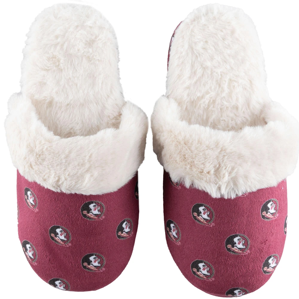 Youth ZooZatz Florida State Seminoles Faux Fur Slippers