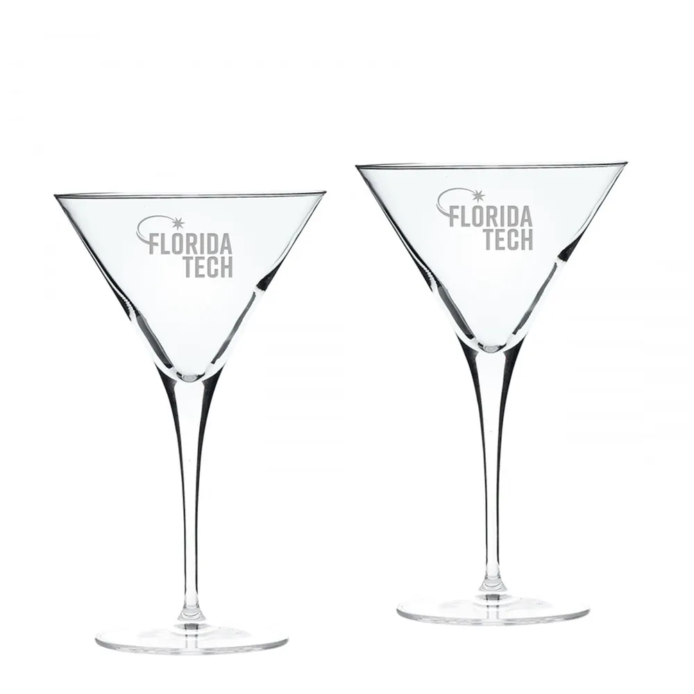 Texas Tech Red Raiders 12oz. 2-Piece Traditional Martini Glass Set