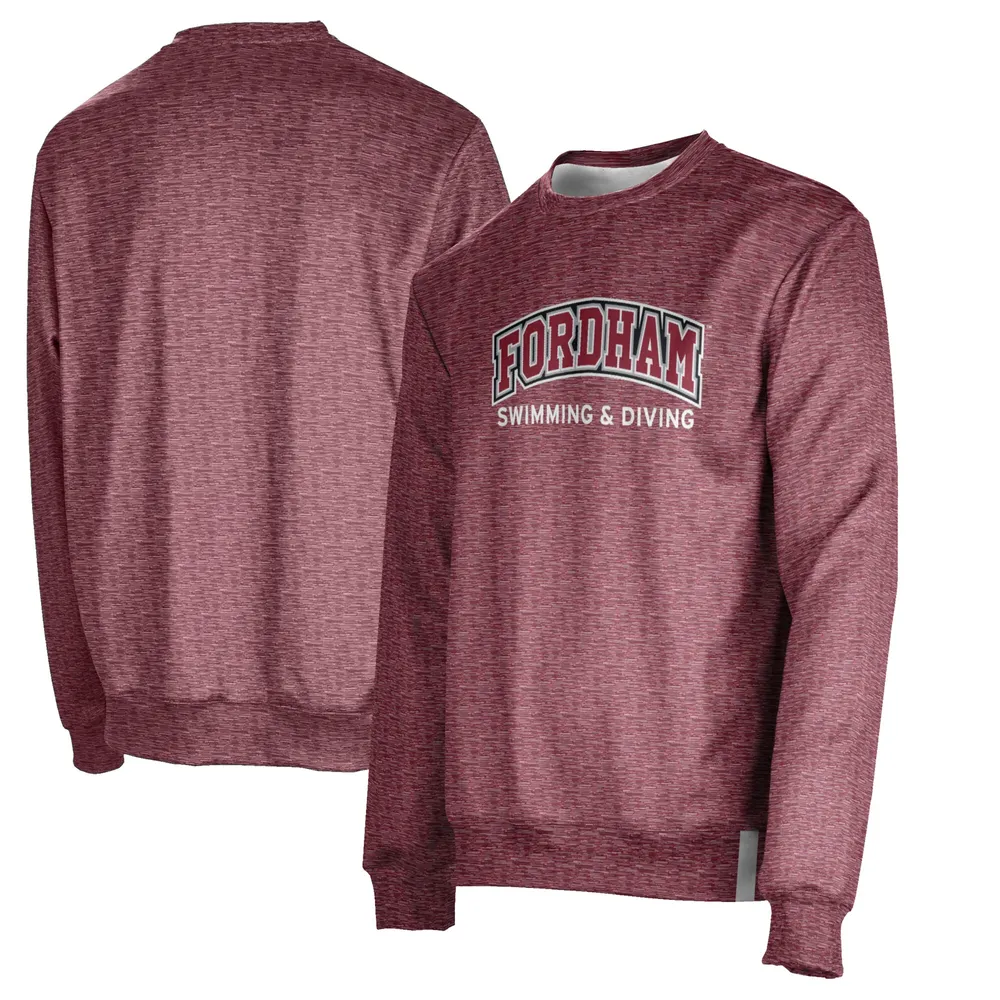 Men's ComfortWash Gray Fordham Rams Garment Dyed Long Sleeve T-Shirt