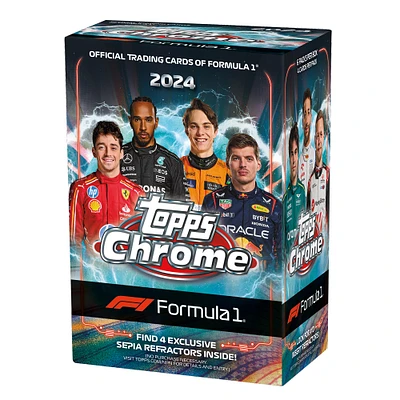 Coffret de valeur scellé en usine Topps Chrome Formula 1 2024