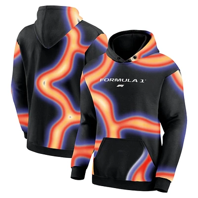 Sweat à capuche Formule 1 Heat Map - Noir