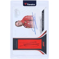 Carte autographiée F1 Topps Dynasty 2024 de Frédéric Vasseur avec double patch relique #DAP-FVA #3/10