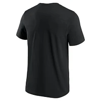 Men's Black Formula 1 Half Tone Grid T-Shirt