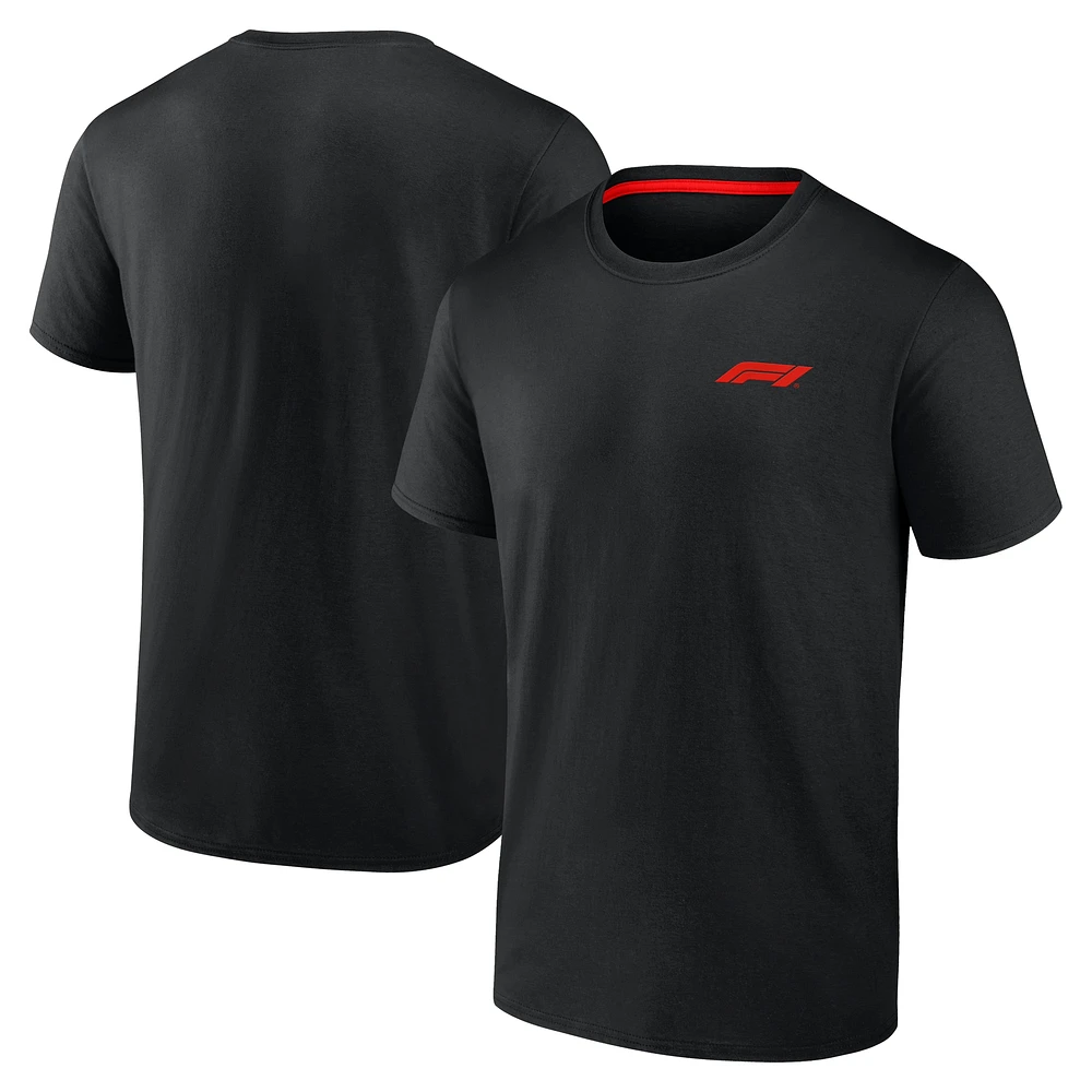 T-shirt noir pour homme Formule 1