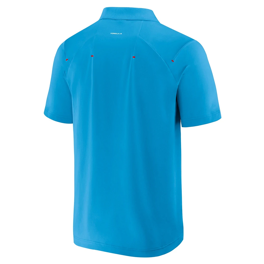 Polo technique bleu pour homme Formula 1 Merchandise