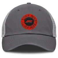 Men's Charcoal/Gray Formula 1 Fleet Adjustable Hat