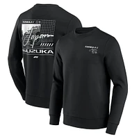 Men's Fanatics Black 2025 Japan Grand Prix Collage Graphic Pullover Sweatshirt