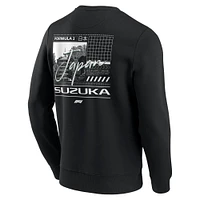 Men's Fanatics Black 2025 Japan Grand Prix Collage Graphic Pullover Sweatshirt