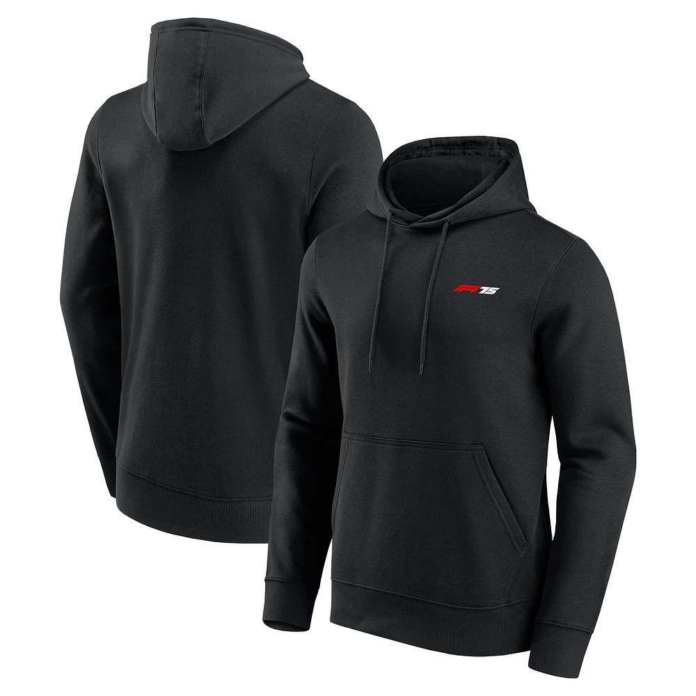 Sweat à capuche noir avec logo Formule 1 F175 pour homme Fanatics