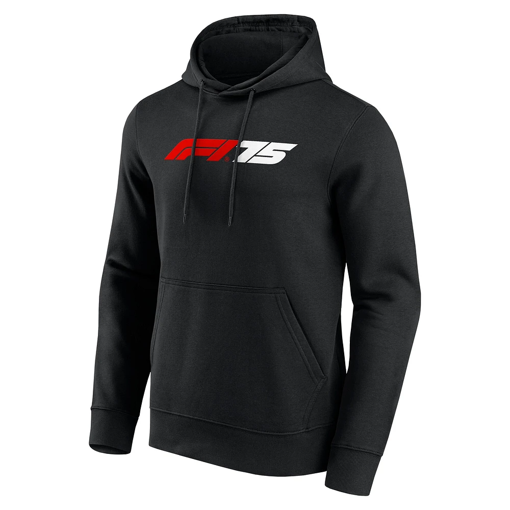 Sweat à capuche noir avec logo principal Formule 1 F175 pour homme Fanatics