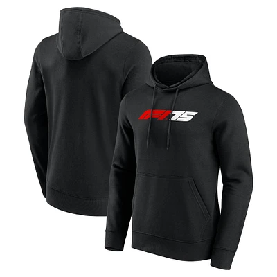 Sweat à capuche noir avec logo principal Formule 1 F175 pour homme Fanatics