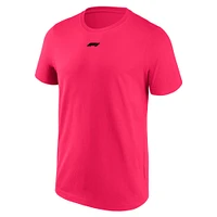 Men's Fanatics  Pink Formula 1 Mini Logo T-Shirt