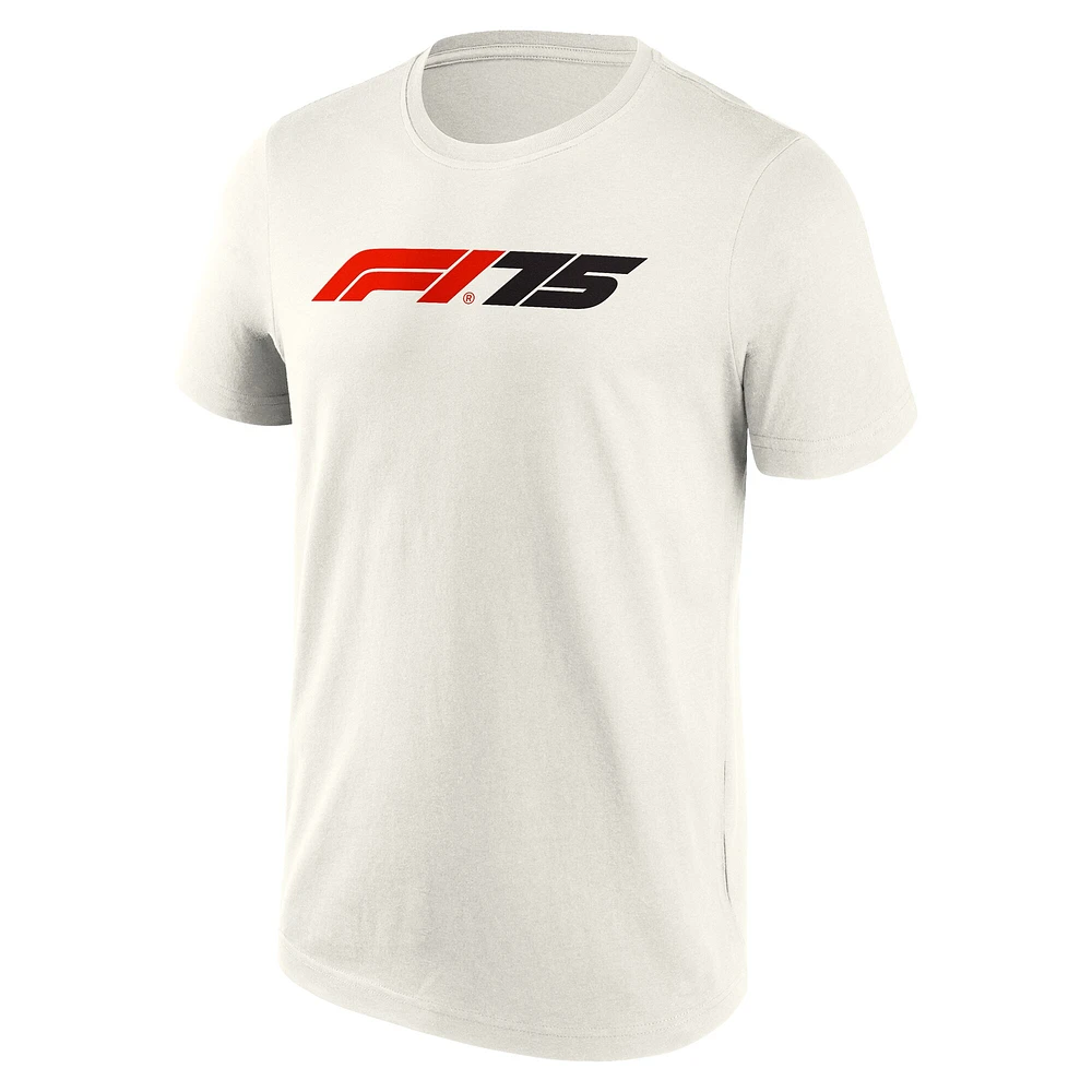 Men's Fanatics White Formula 1 F175 Primary Logo T-Shirt