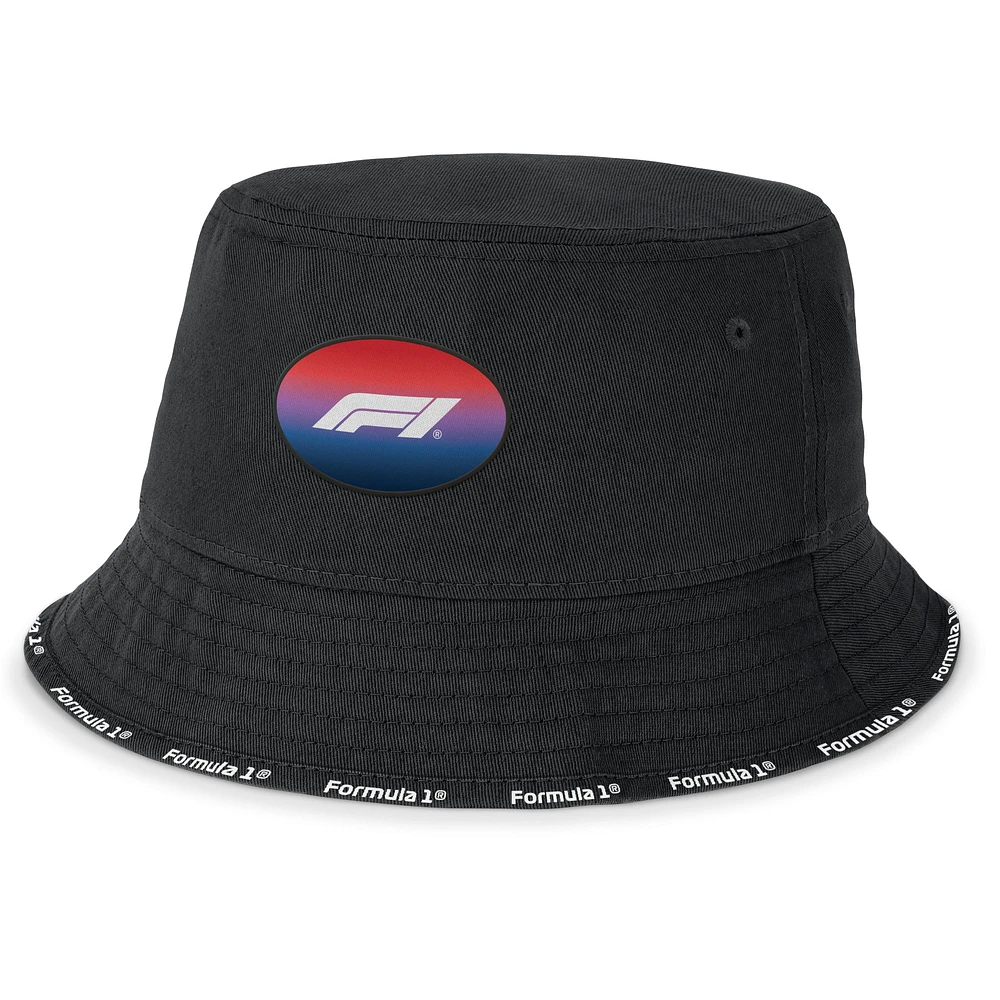 Chapeau bob Fair Catch noir pour homme de Formule 1