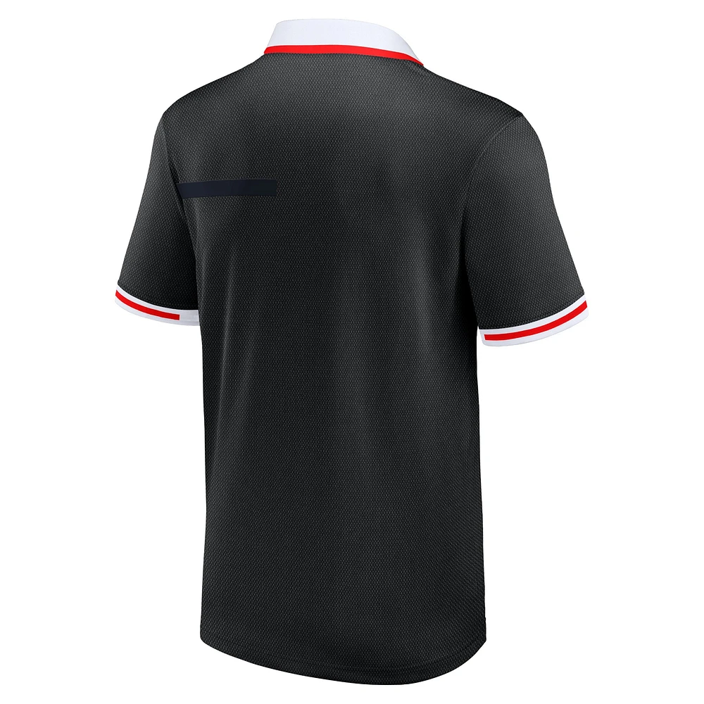 Men's Formula 1 Black Iconic Polo