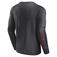 Men's Formula 1 Heather Charcoal Fever Pitch Long Sleeve T-Shirt