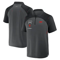Polo gris Formula 1 Tech à zip 1/4 pour homme