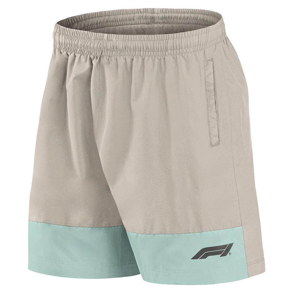 Short tissé kaki Formula 1 Liquify Badge pour hommes