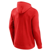 Sweat à capuche rouge avec logo principal de Formule 1 pour homme