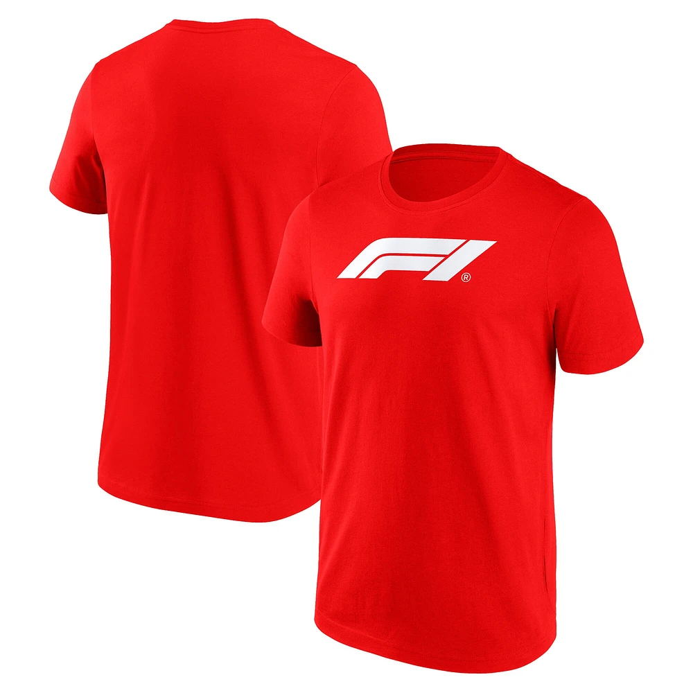 Men's Red Formula 1 Primary Logo T-Shirt
