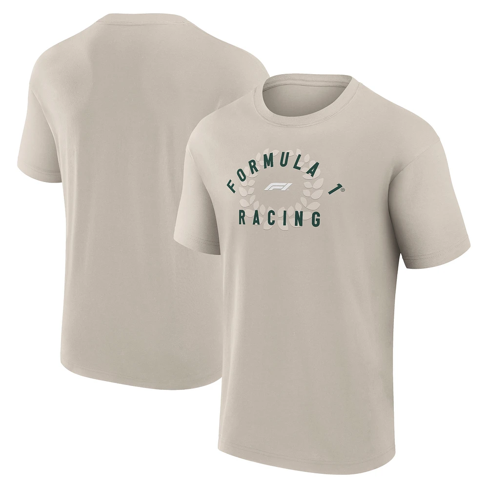 Men's Tan Formula 1 Clubhouse T-Shirt