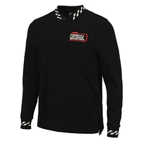 Unisex Black Formula 1 2024 Las Vegas Grand Prix Classic Long Sleeve Polo