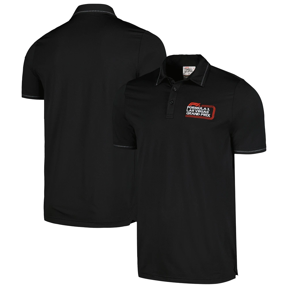 Unisex Formula 1 Las Vegas Grand Prix Black 2023 Classic Polo