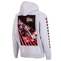 Sweat à capuche unisexe gris chiné Formule 1 2024 Las Vegas Grand Prix Streak entièrement zippé