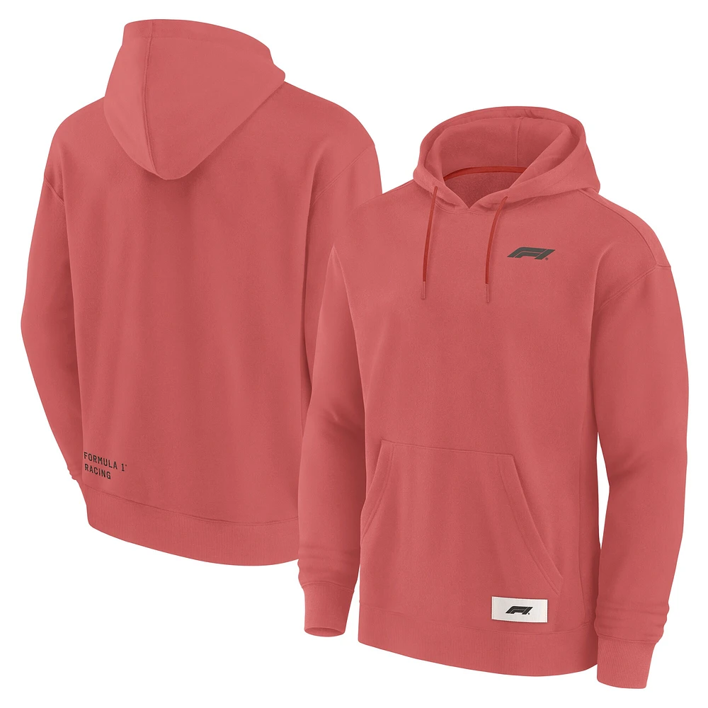 Unisex Red Formula 1 Elements Future Ground Info Pullover Hoodie