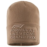 Bonnet unisexe en tricot à revers Formule 1 2024 Las Vegas Grand Prix