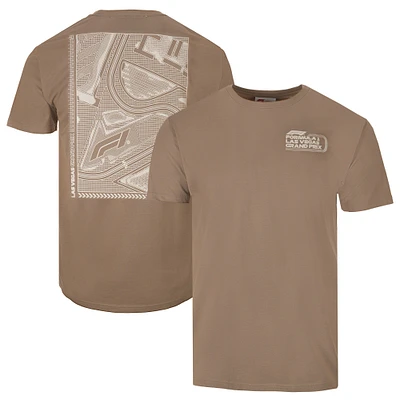 Unisex  Tan Formula 1 2024 Las Vegas Grand Prix Desert Heat T-Shirt